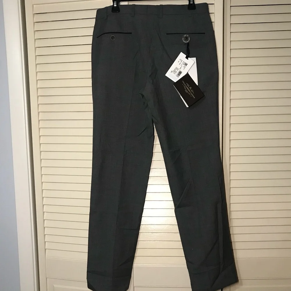 HILTL  wool dress pants, NWT,  Size US 32/32, Gray, - Picture 12 of 12